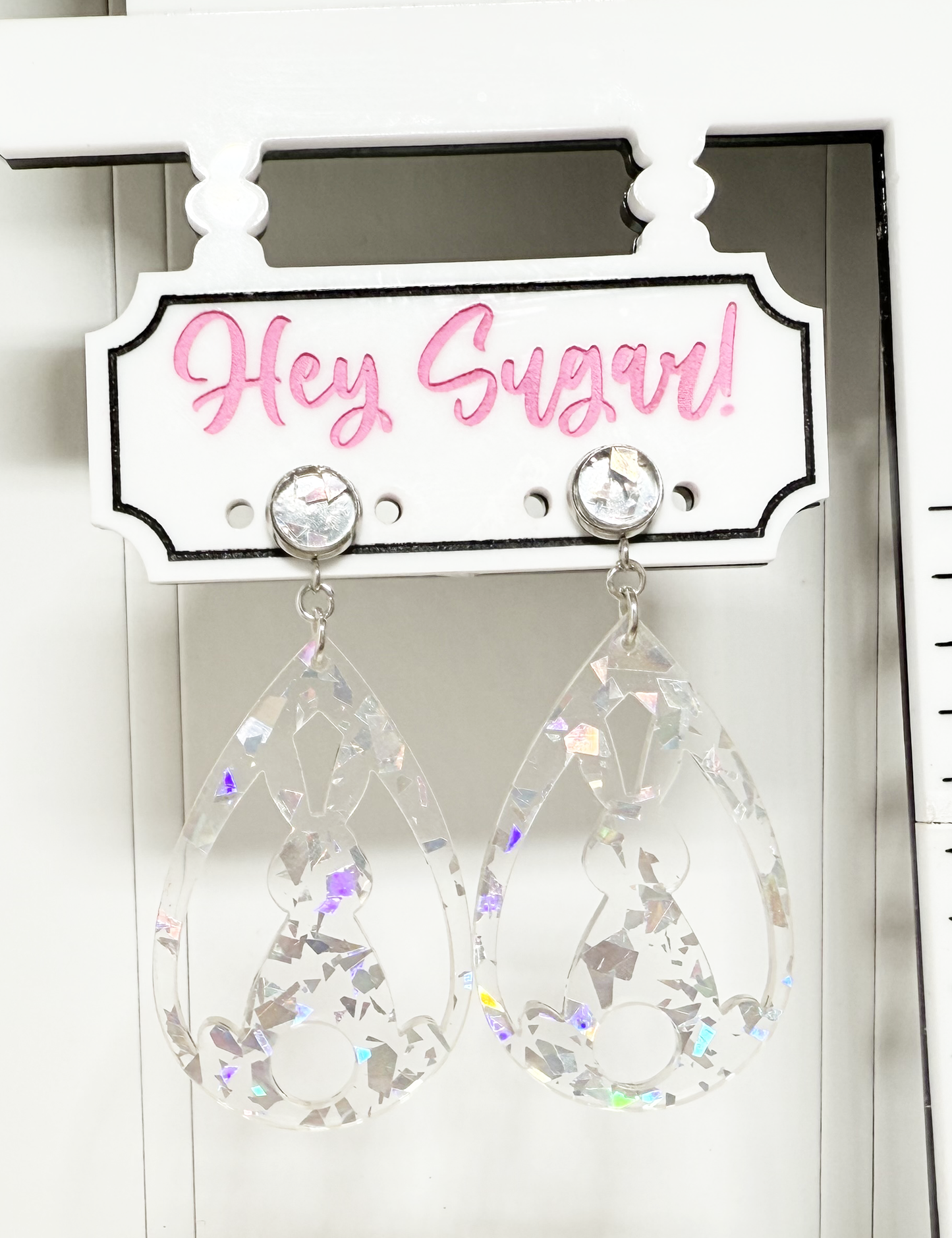 Easter Earrings - Bunny Back