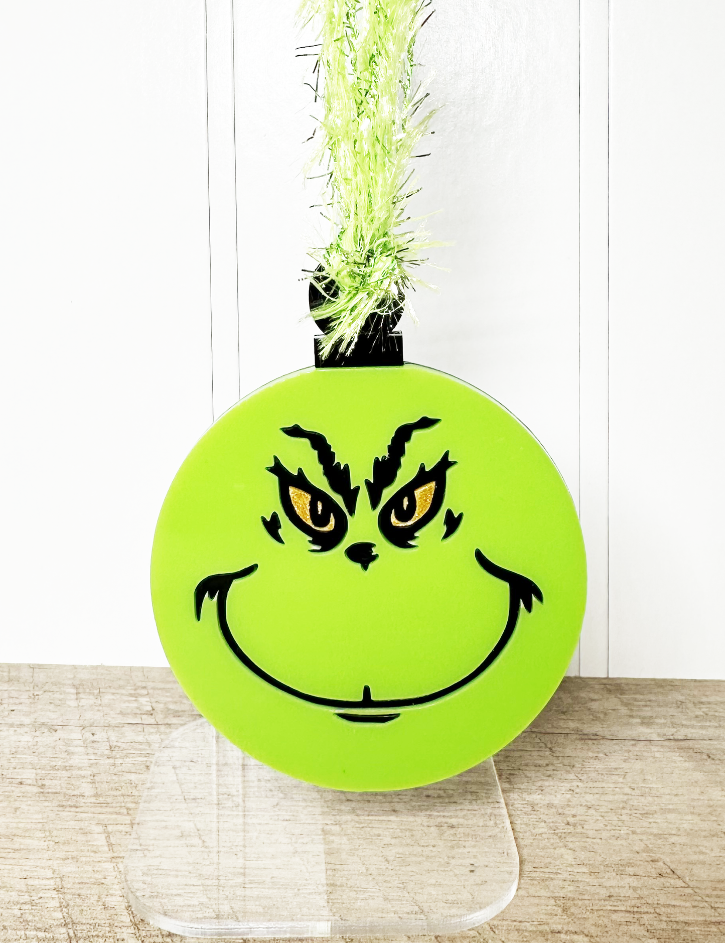 GRINCH FACE CHRISTMAS ORNAMENT