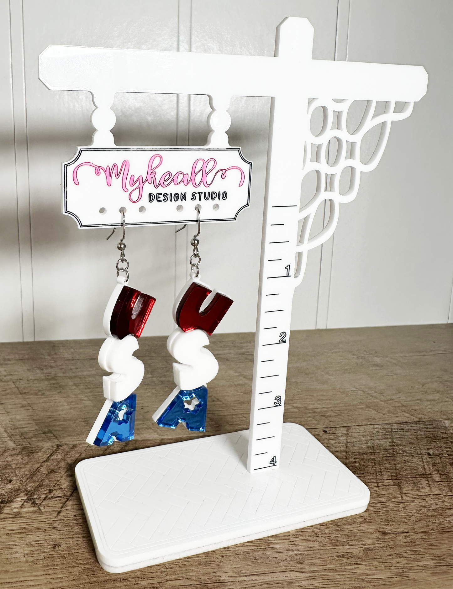 FOURTH OF JULY USA EARRINGS