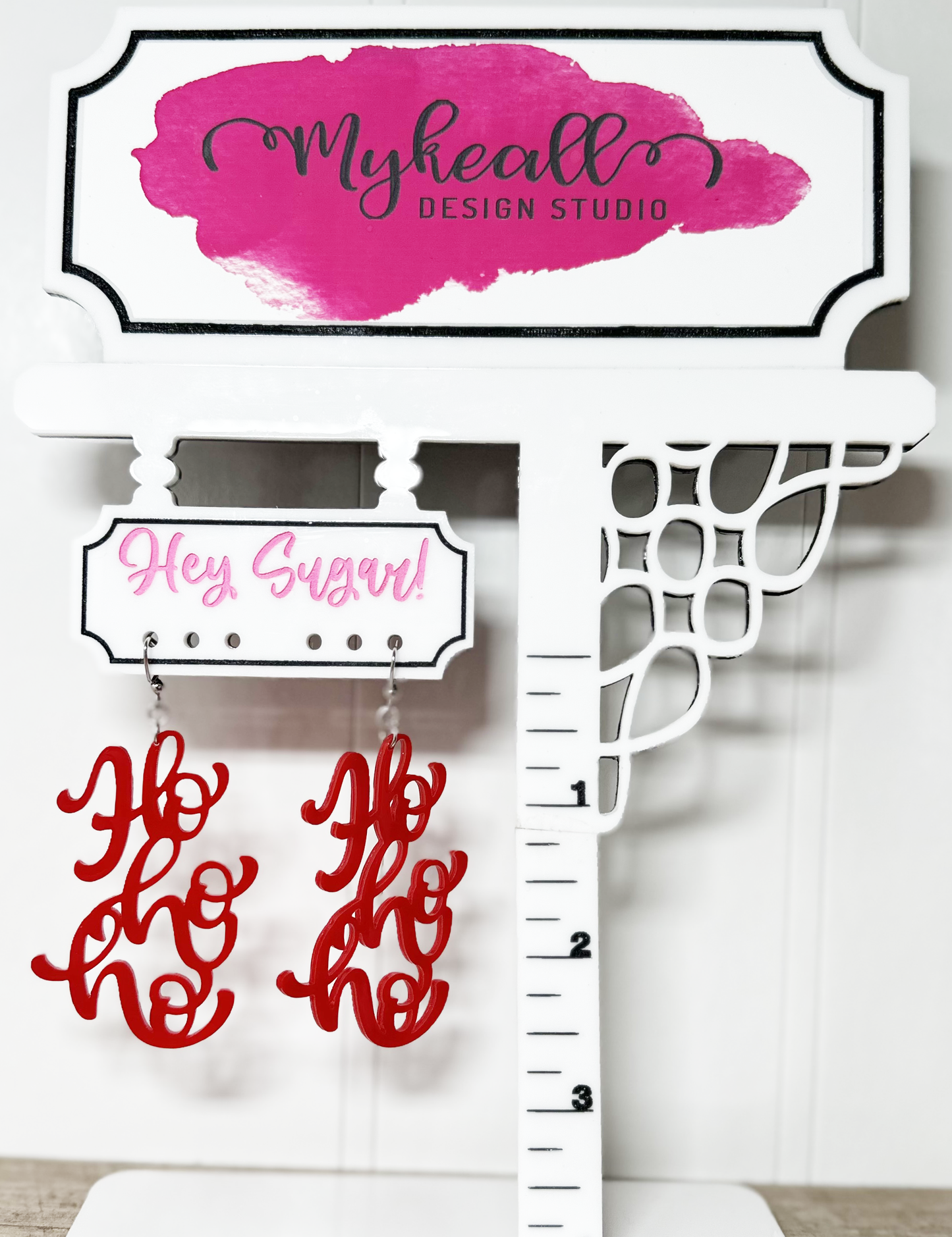 Ho Ho Ho Dangle Earrings