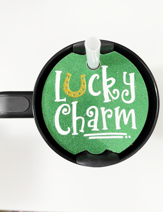 STANLEY TUMBLER TOPPER - ST. PATRICK'S DAY - LUCKY CHARM FULL LID