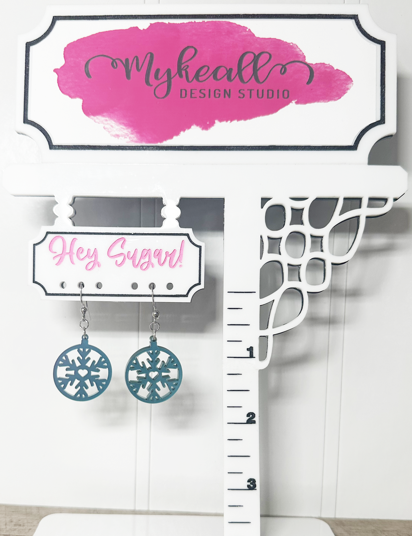 Snowflake Dangle Earrings