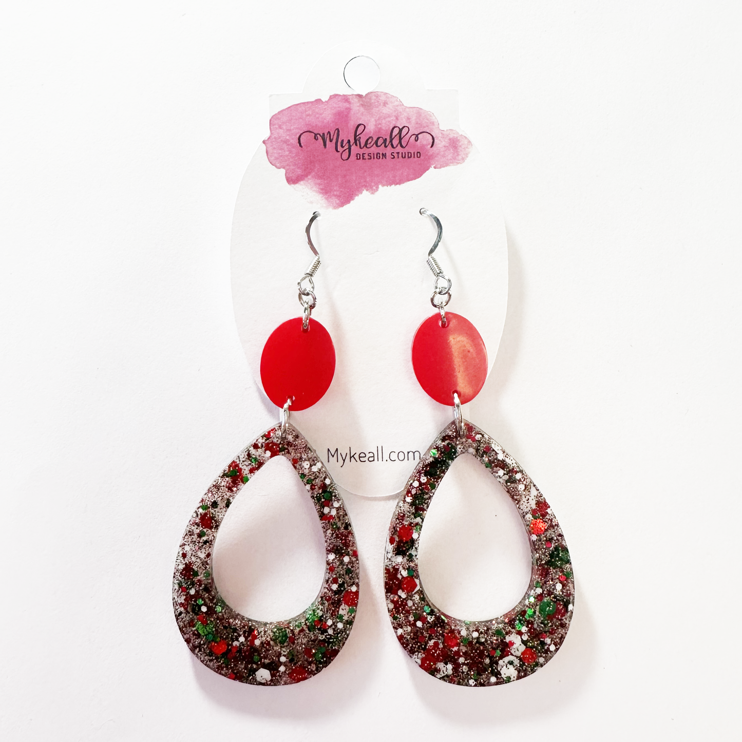 Christmas Earrings - Teardrop 3