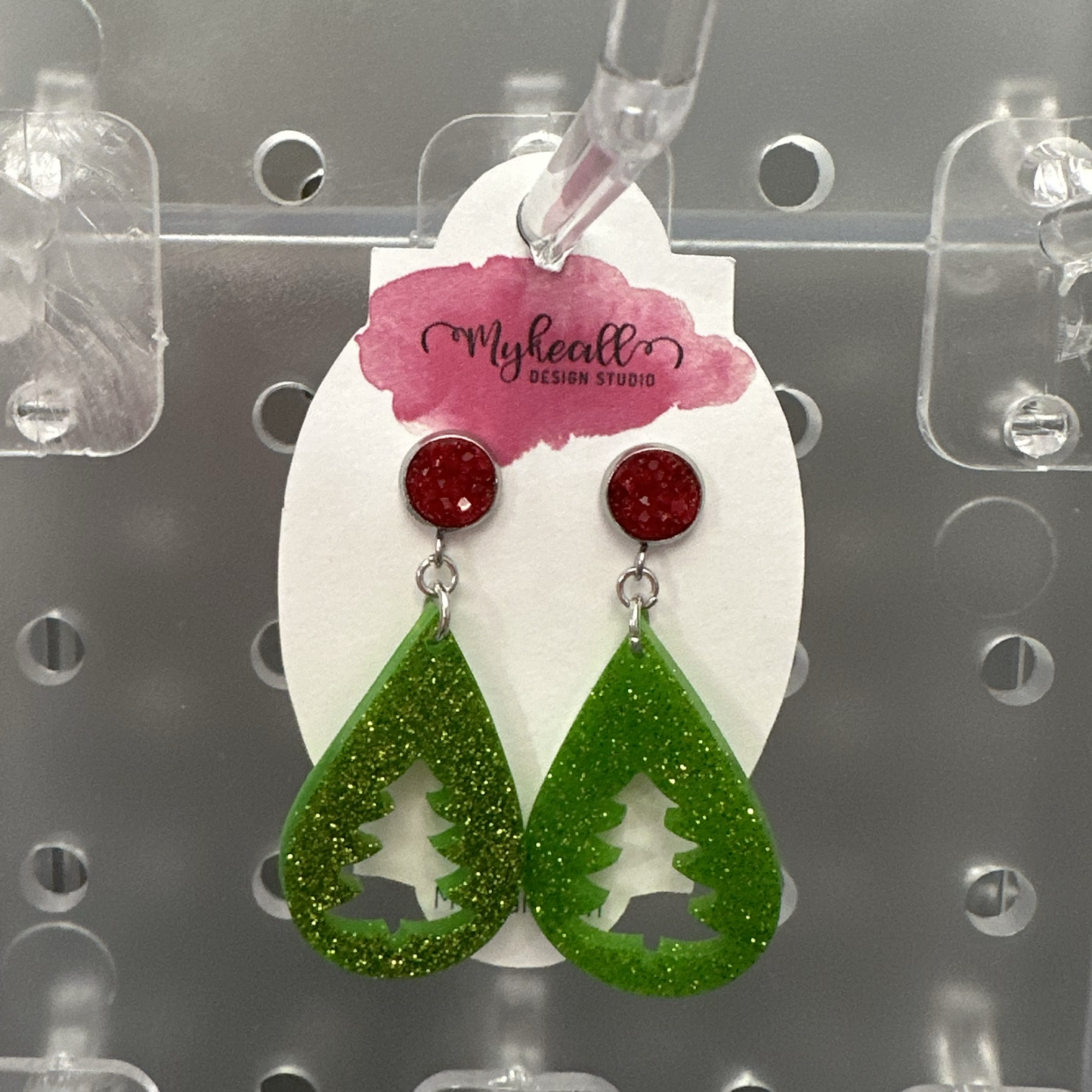 Christmas Earrings - Trees 5
