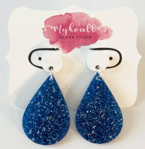 Blue Earrings - 1