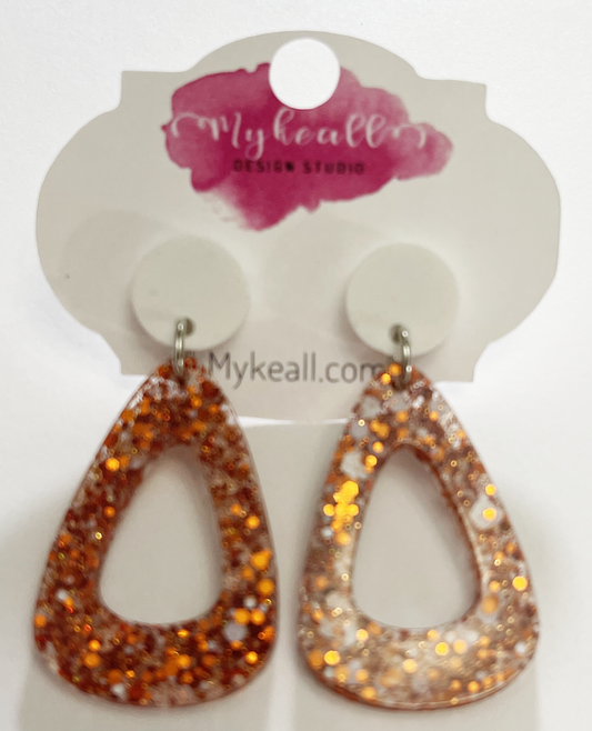 Burnt Orange Earrings - 9