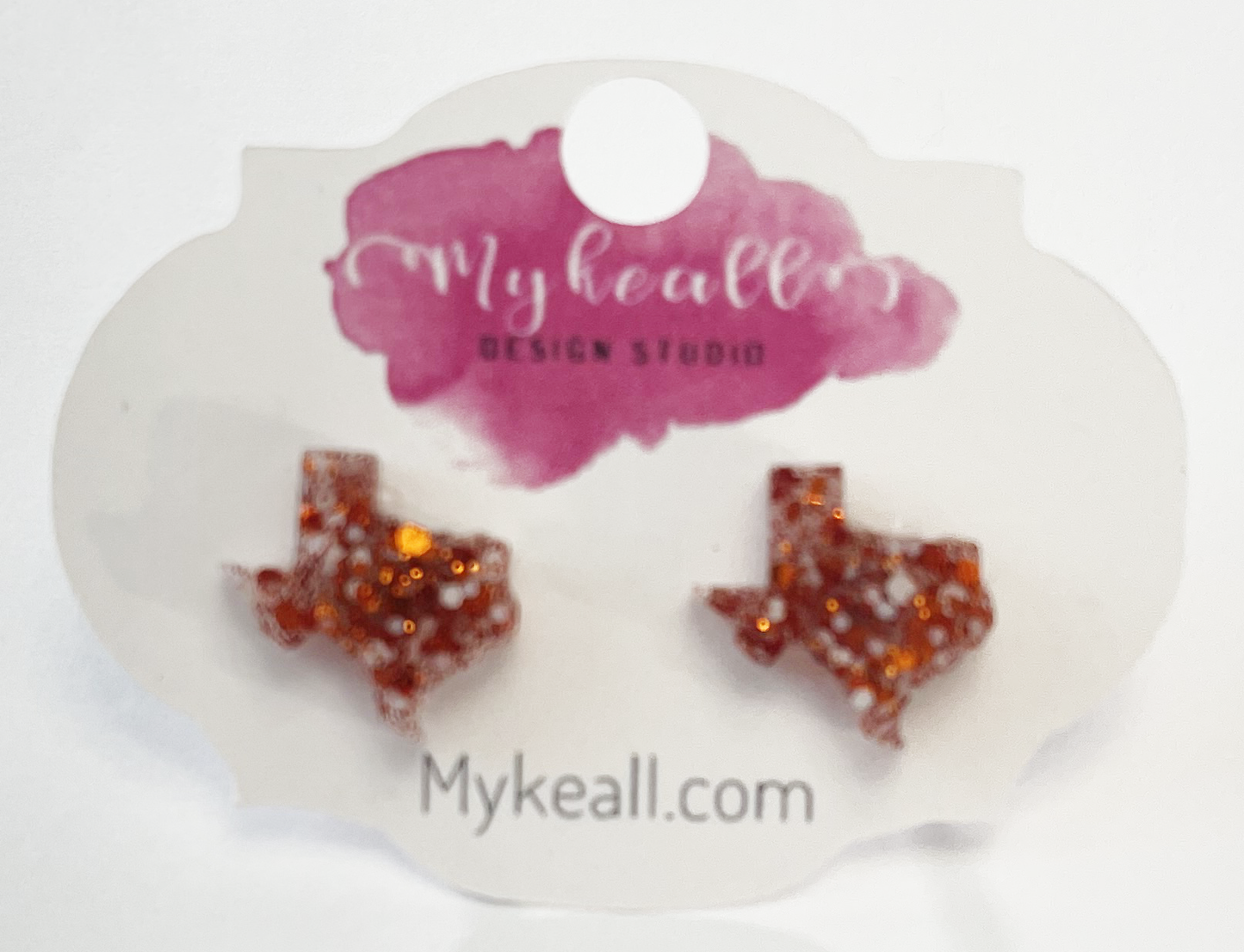 Burnt Orange Earrings - 10