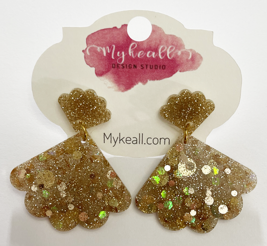 Gold Earrings - 18