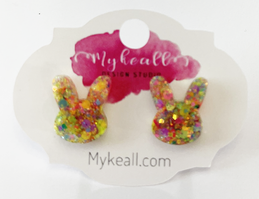 Easter Earrings - Bunny Ears Studs