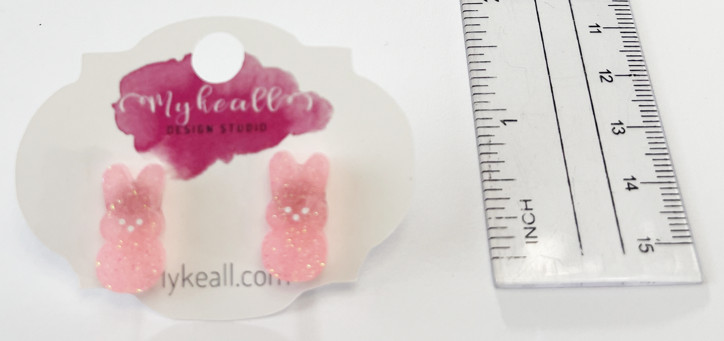 Easter Earrings - Peeps Studs