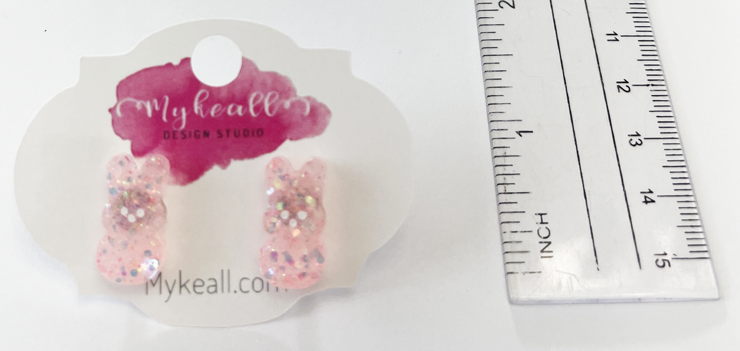 Easter Earrings - Peeps Studs