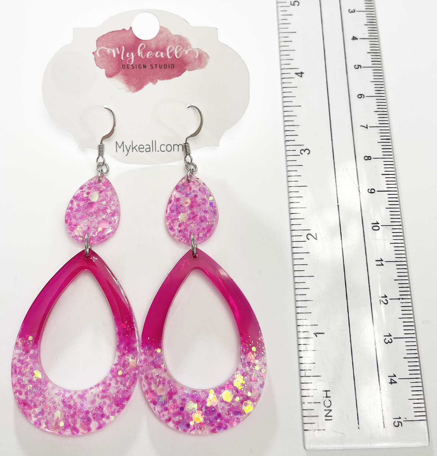 Pink Earrings - 3