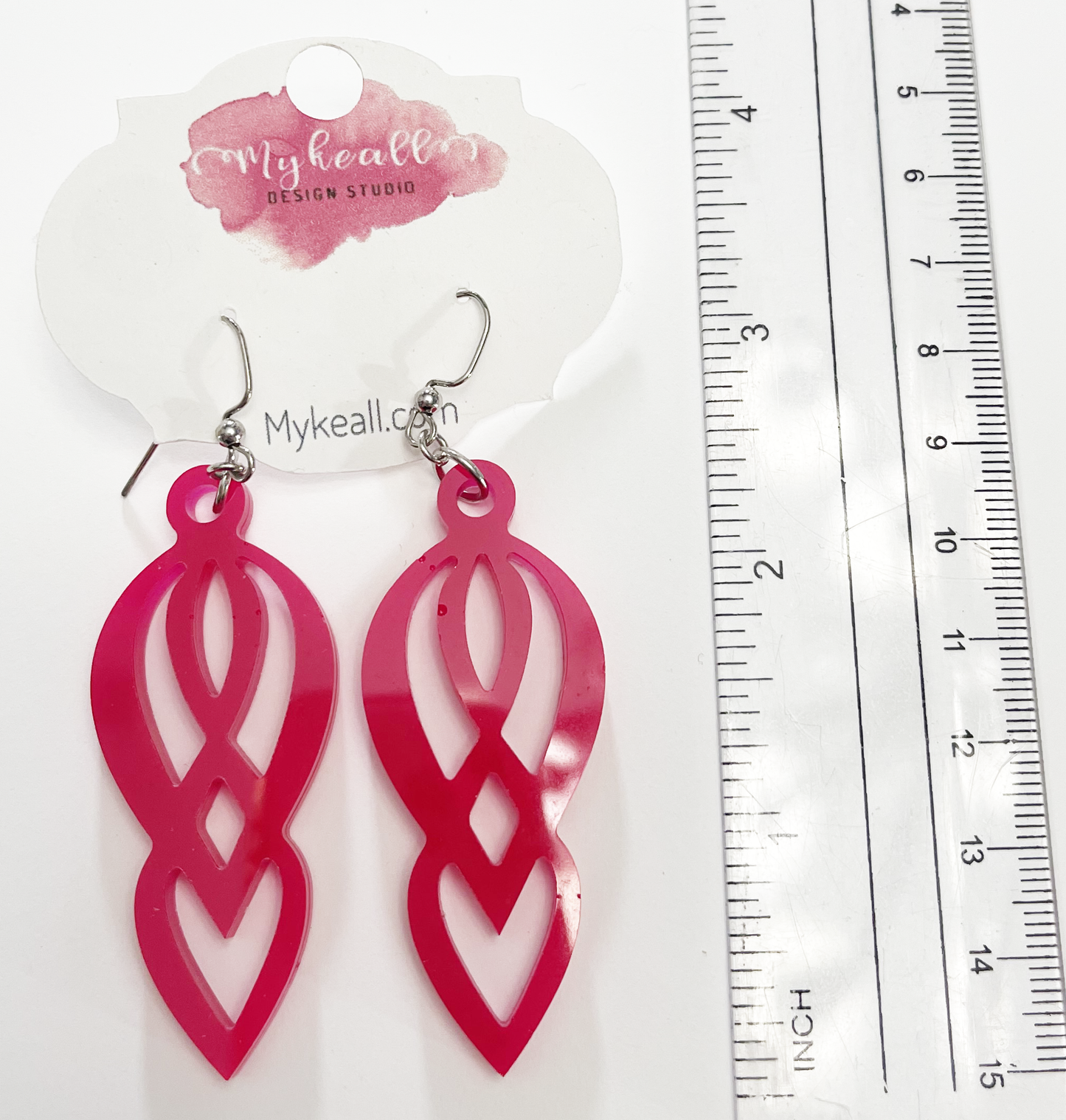 Pink Earrings - 14