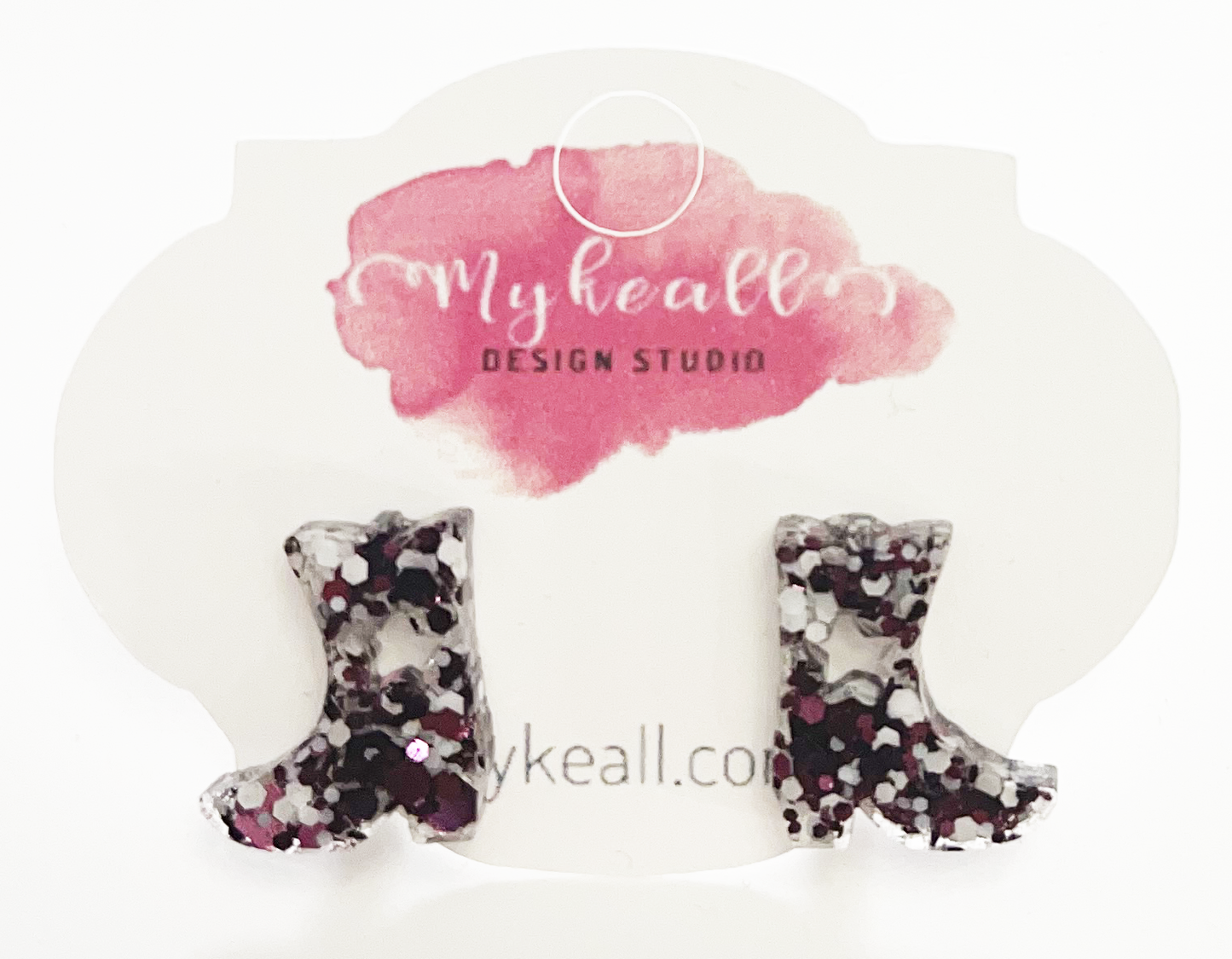 Maroon Earrings - 22
