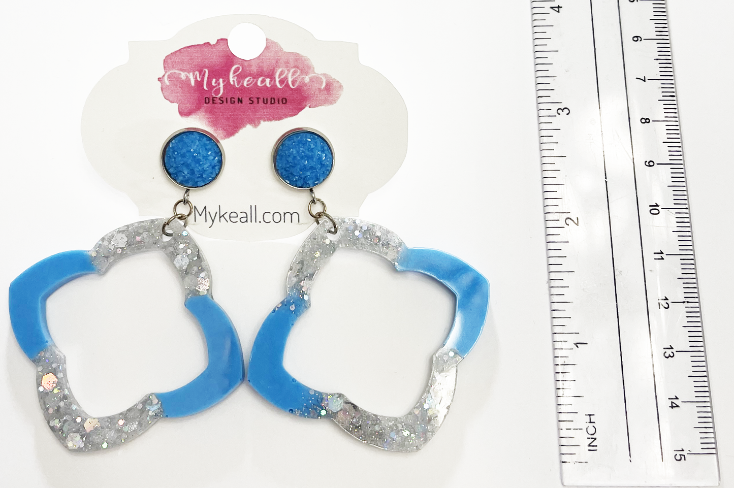 Blue Earrings - 16
