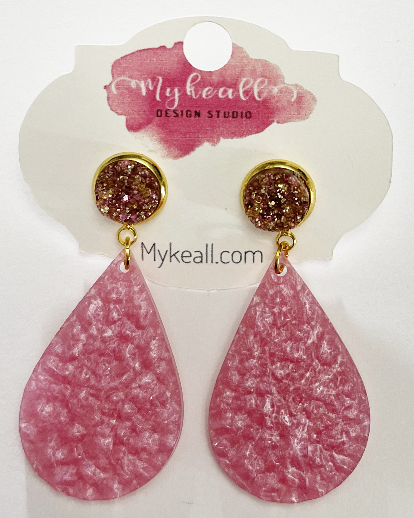 Rose Gold Earrings - 32