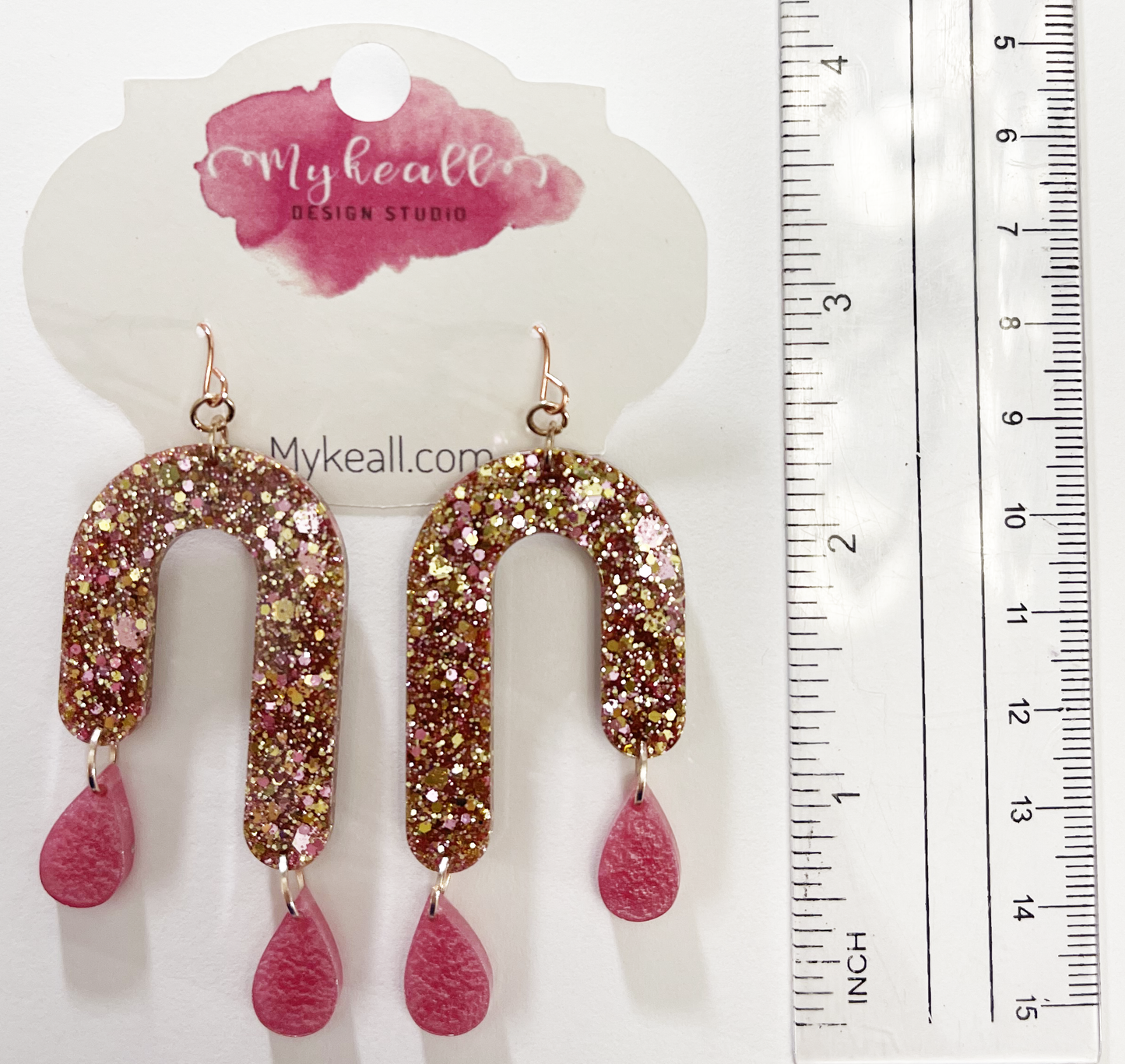 Rose Gold Earrings - 36