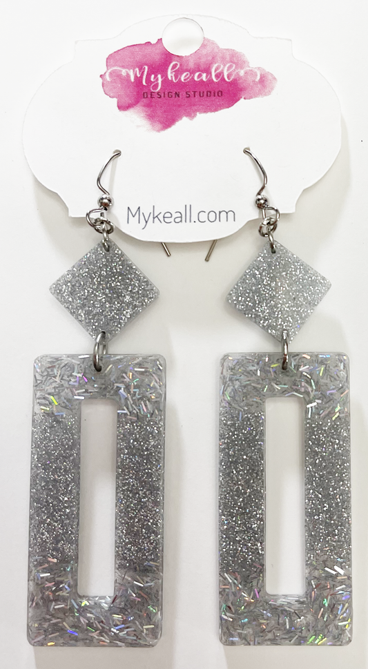 Silver Earrings - 8