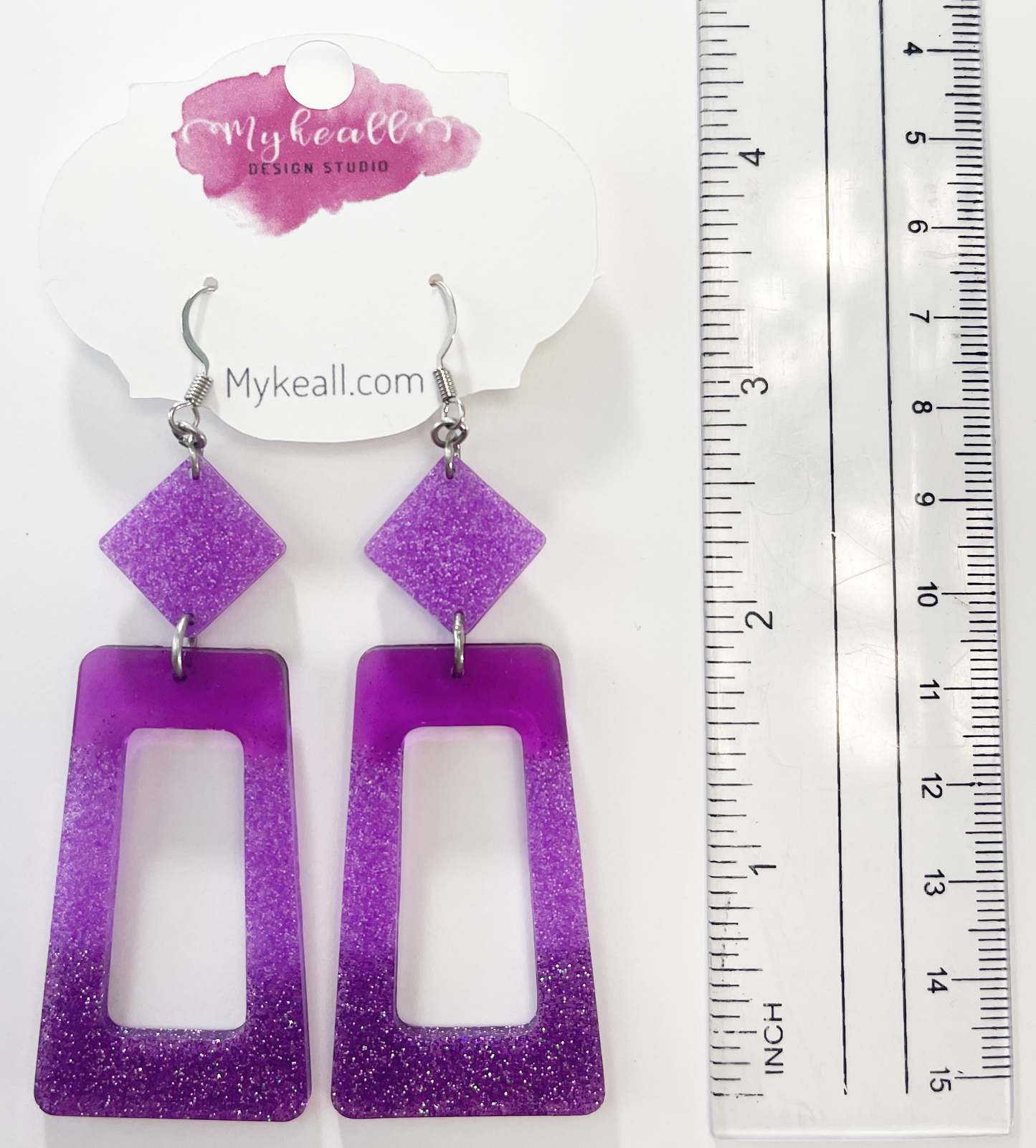 Purple Earrings - 17