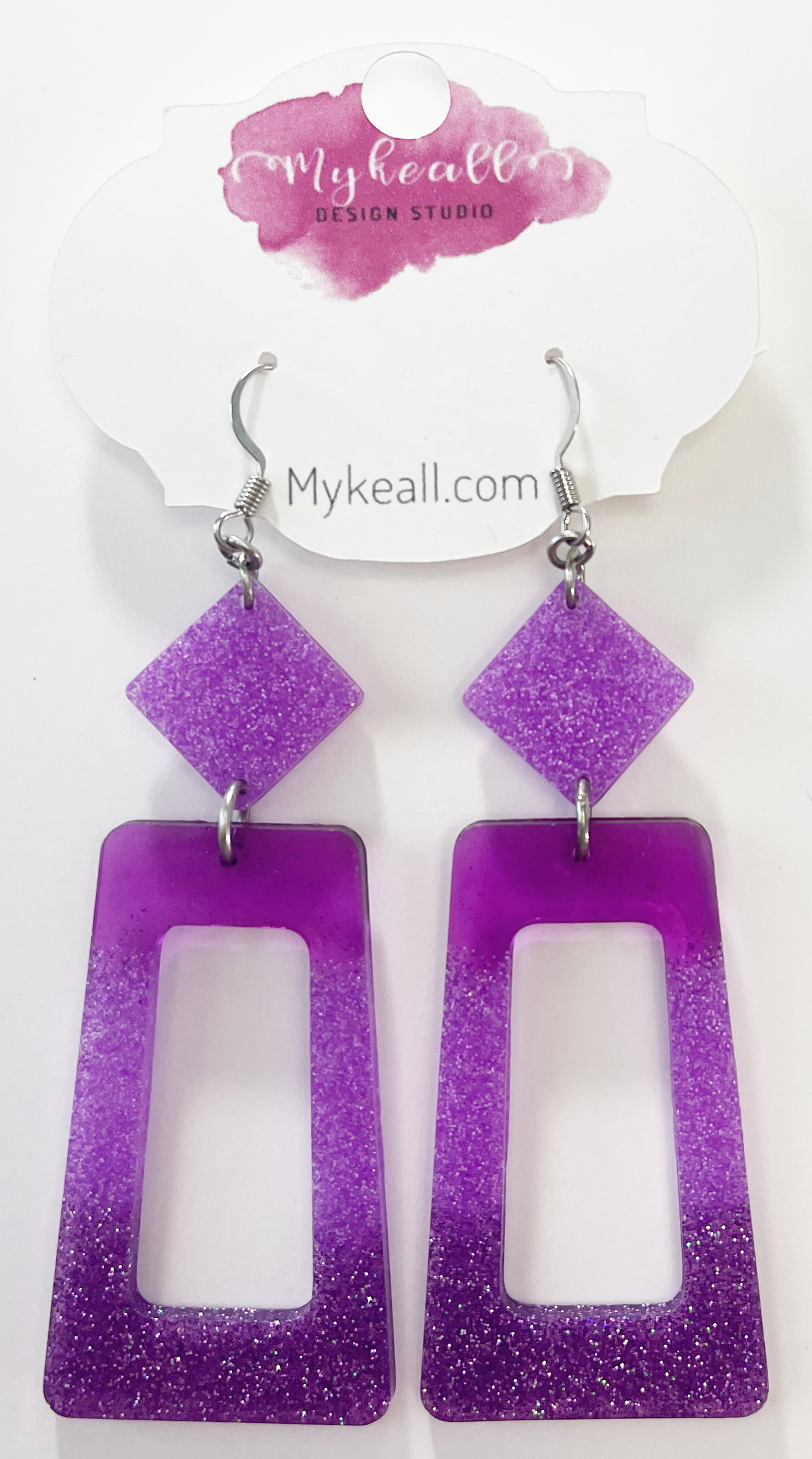 Purple Earrings - 17
