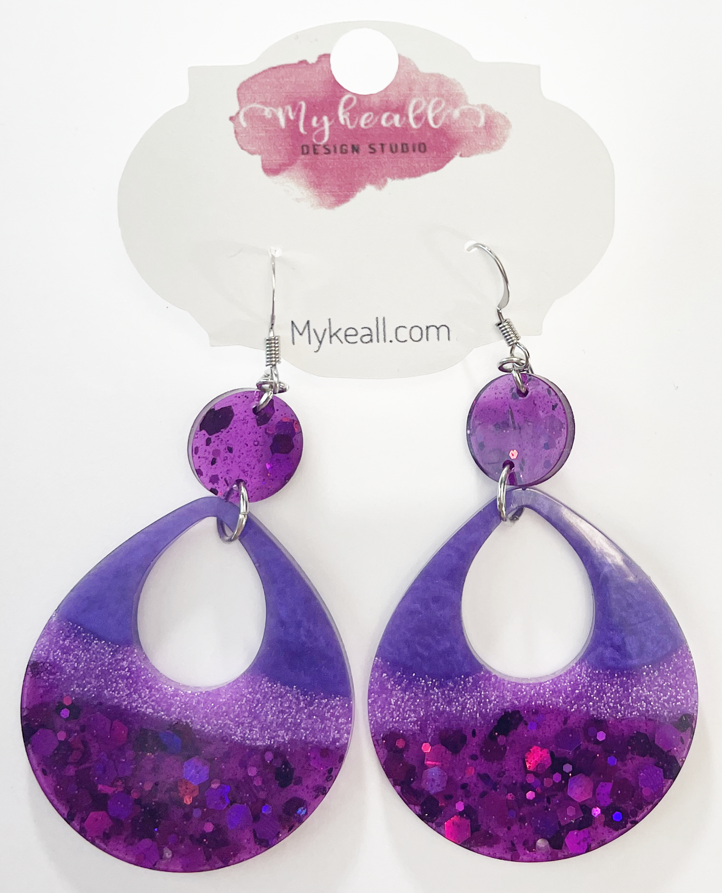 Purple Earrings - 19