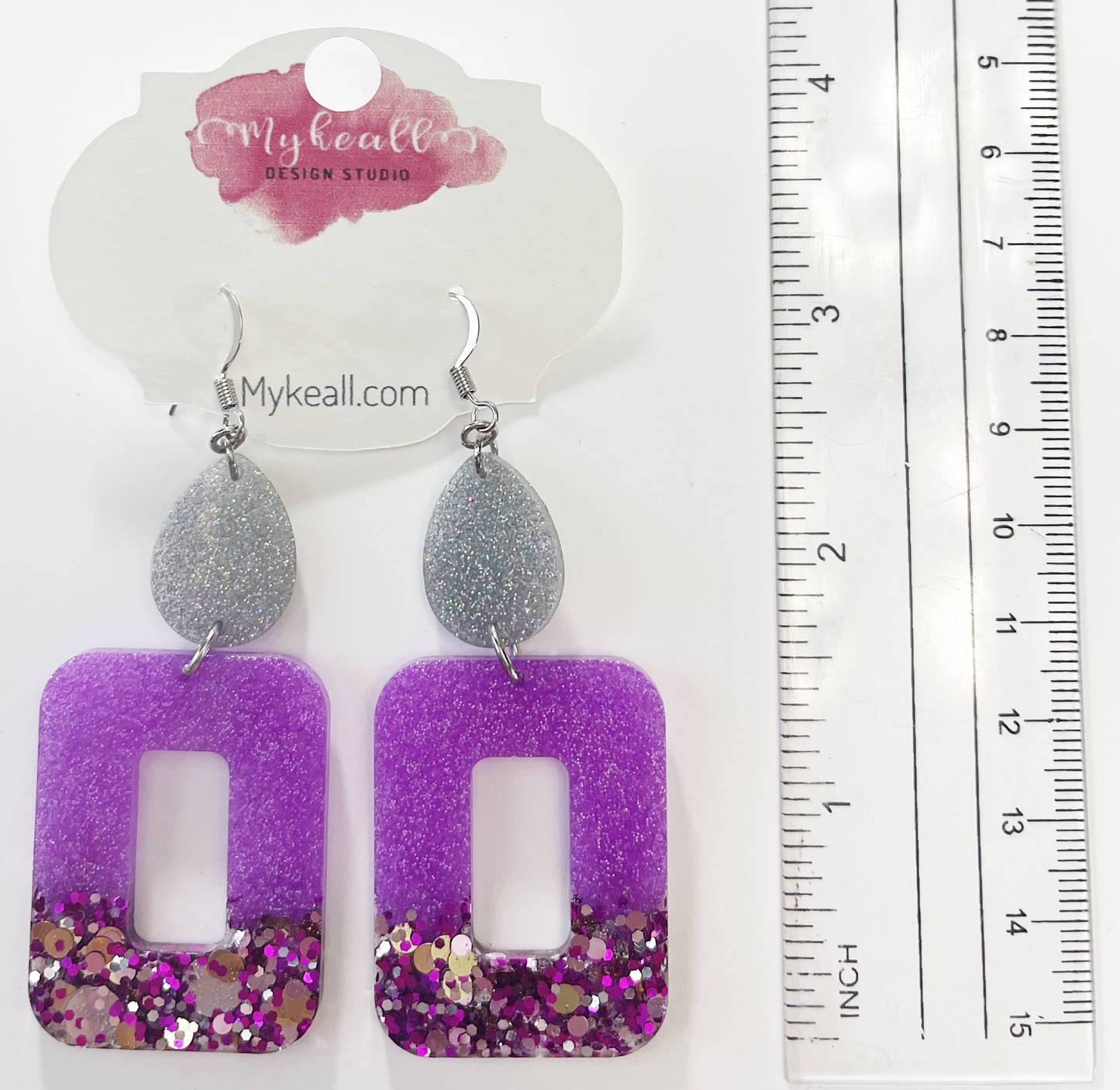 Purple Earrings - 23