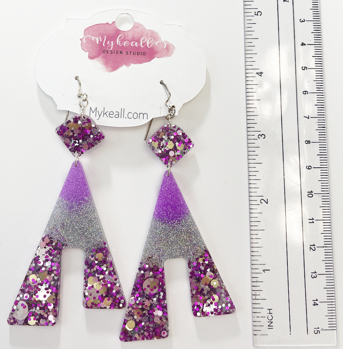 Purple Earrings - 25