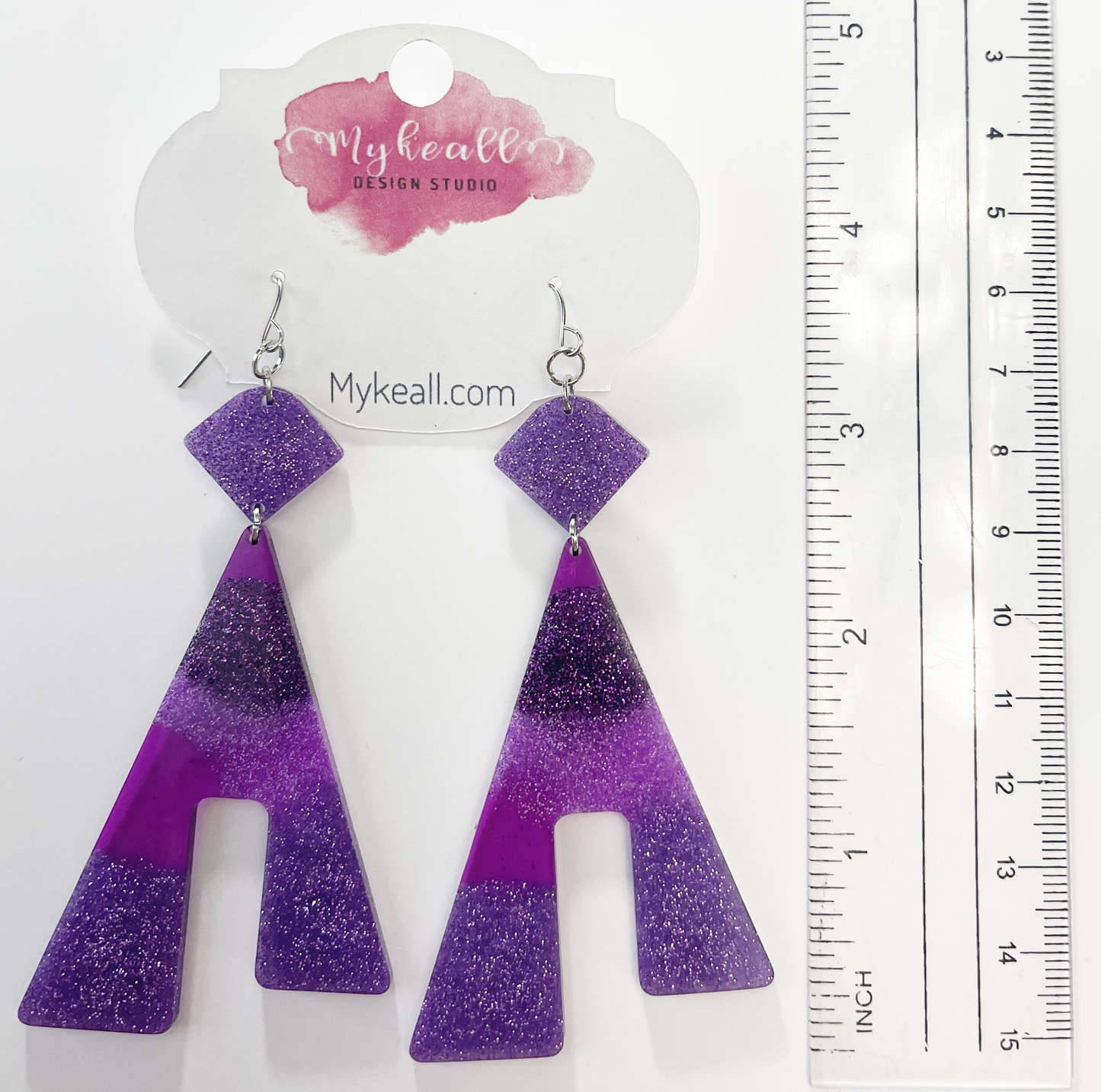 Purple Earrings - 26