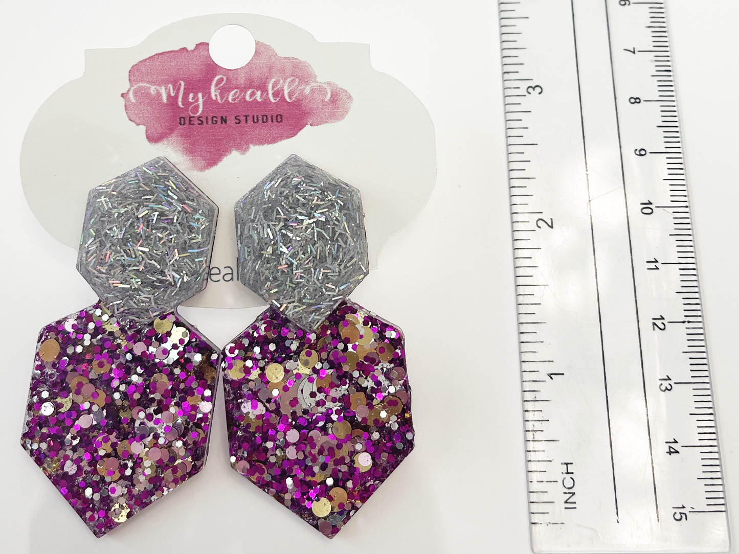 Purple Earrings - 28