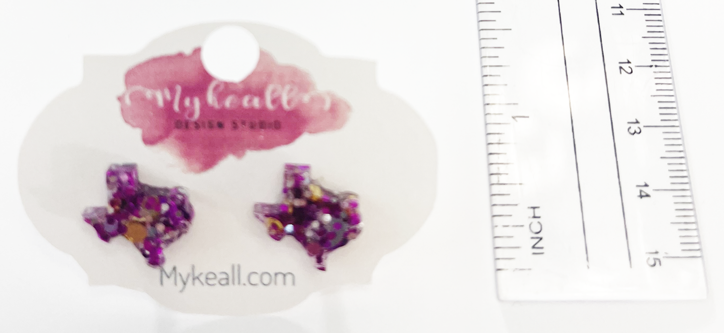 Purple Earrings - 30