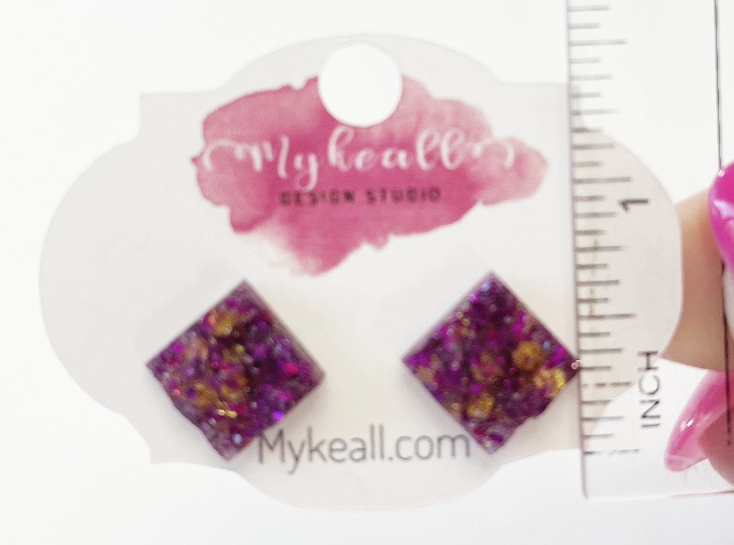 Studs - Diamond Druzy 3