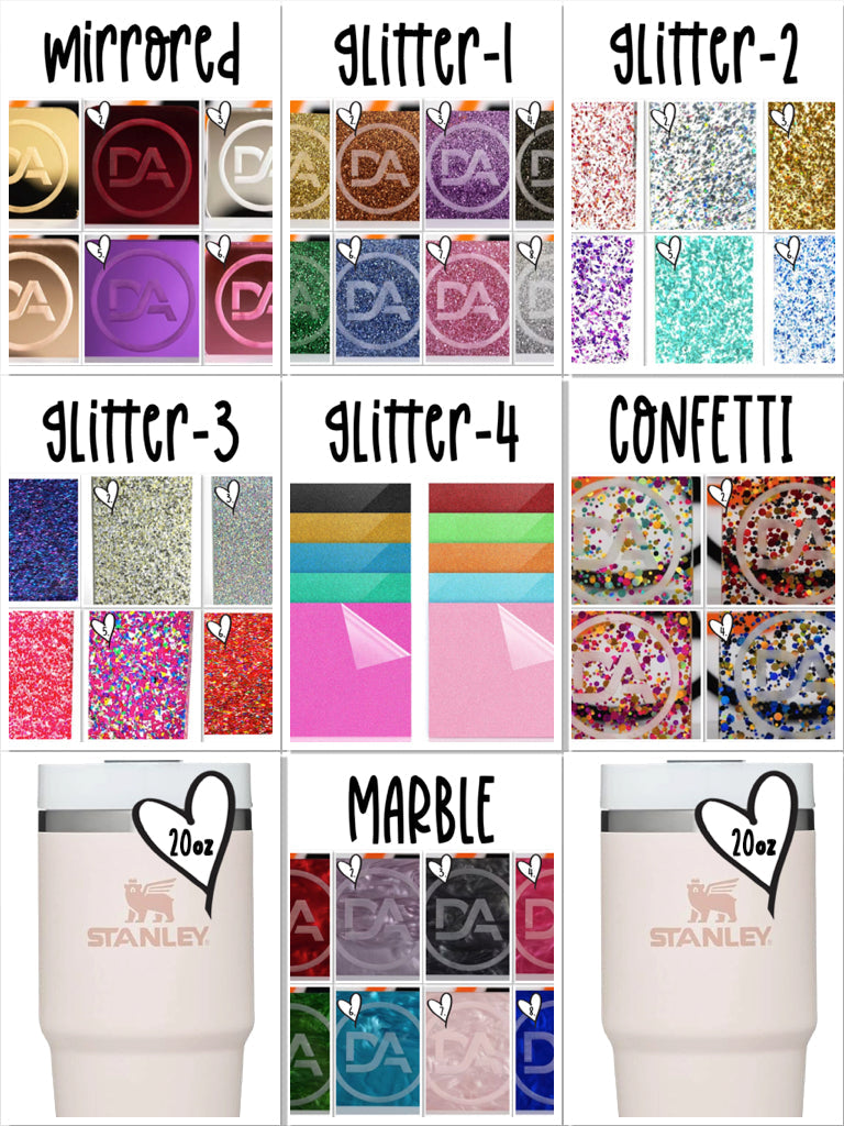 TUMBLER TOPPER TAG - FLOWER POWER