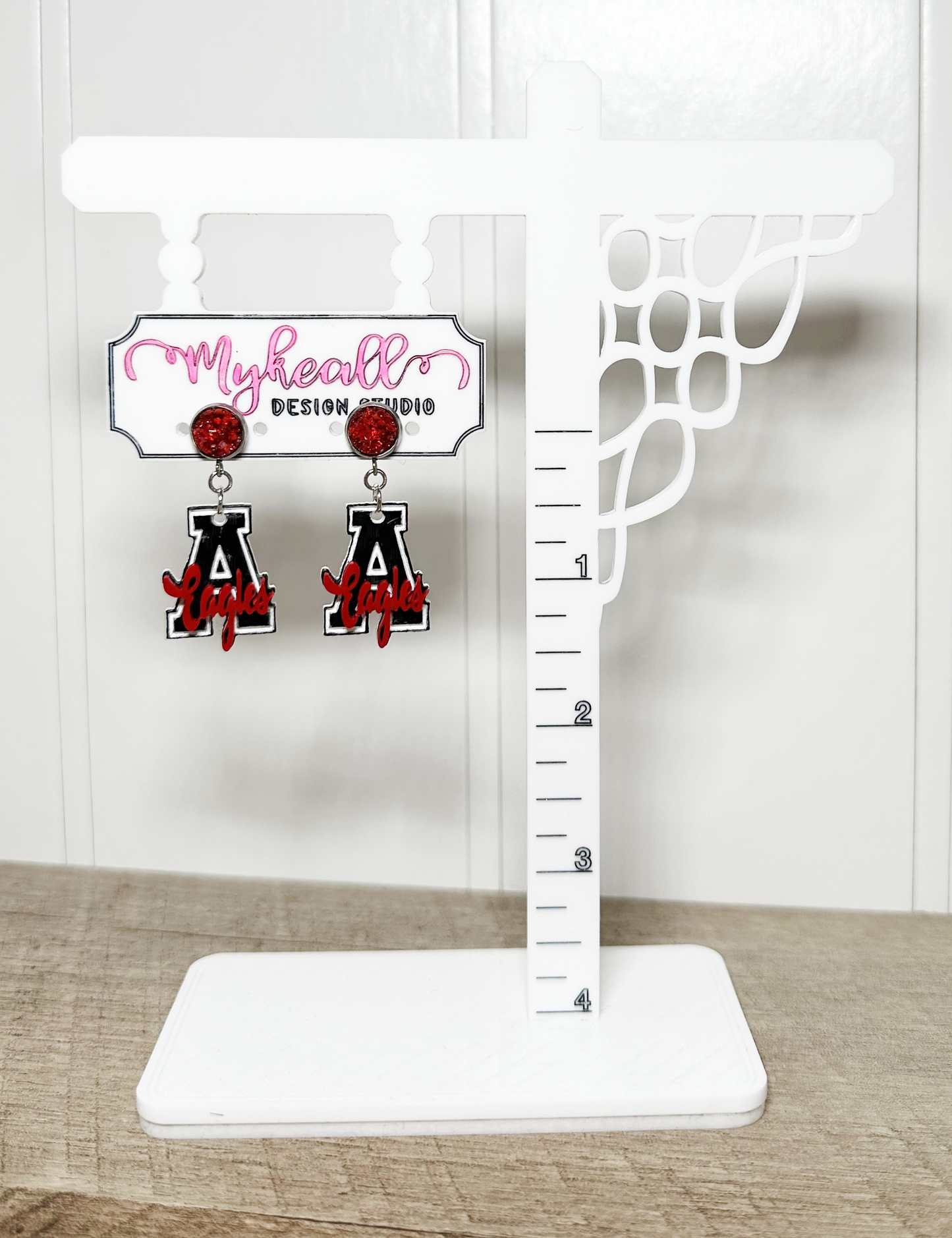 Argyle Eagles Earrings-1