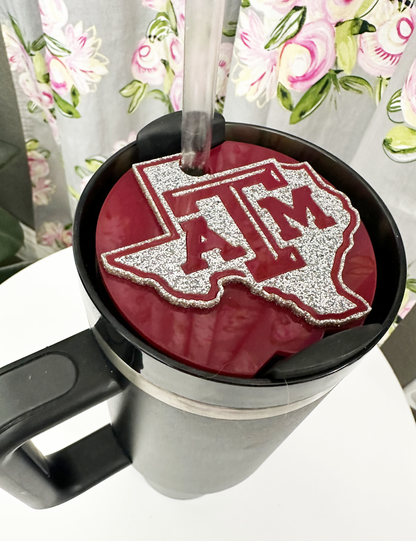 TUMBLER TOPPER - TEXAS AGGIES - FULL LID