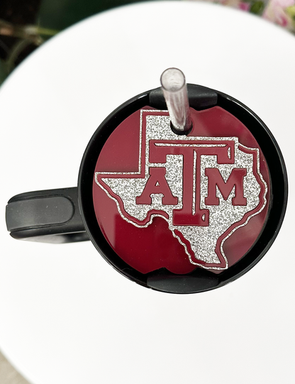 TUMBLER TOPPER - TEXAS AGGIES - FULL LID