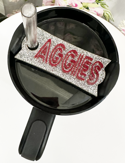 TUMBLER TOPPER - TAG- AGGIES