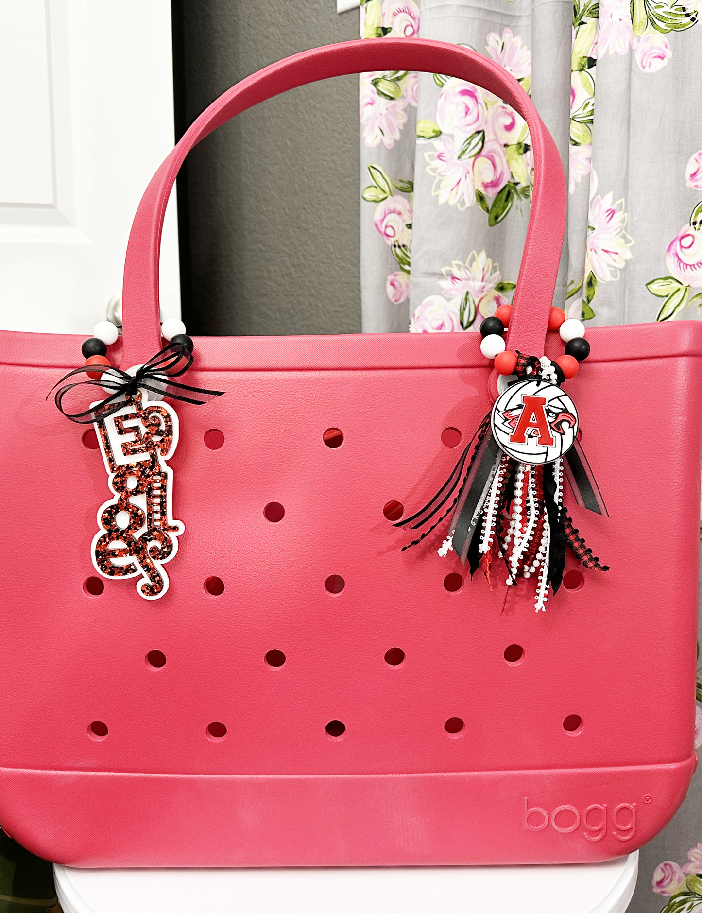 ARGYLE EAGLES VOLLEYBALL TASSEL BAG TAG