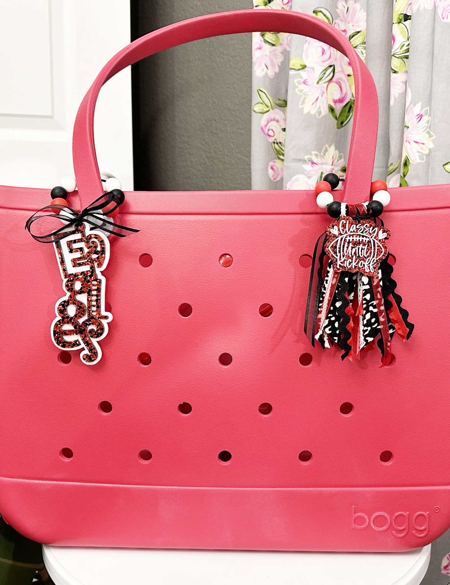 ARGYLE EAGLES VOLLEYBALL TASSEL BAG TAG