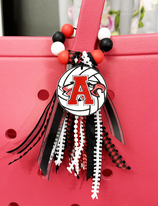 ARGYLE EAGLES VOLLEYBALL BAG TAG
