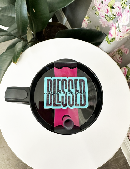 TUMBLER TOPPER TAG - BLESSED MAMA #4