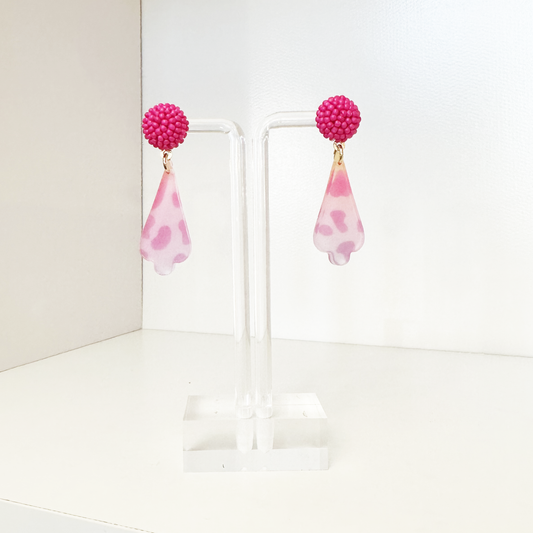 Pink/Gold Earrings - 33