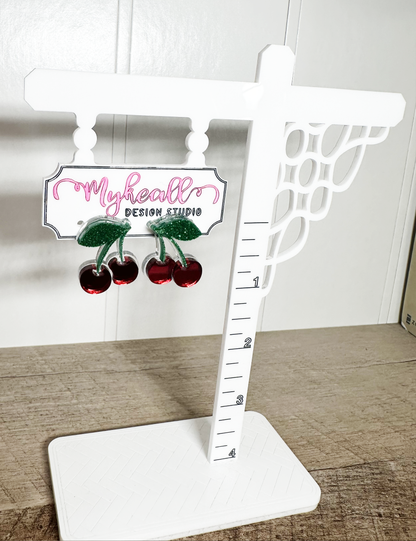 CHERRY EARRINGS - MEDIUM STUDS