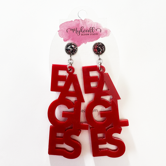 Argyle Earrings - Eagles