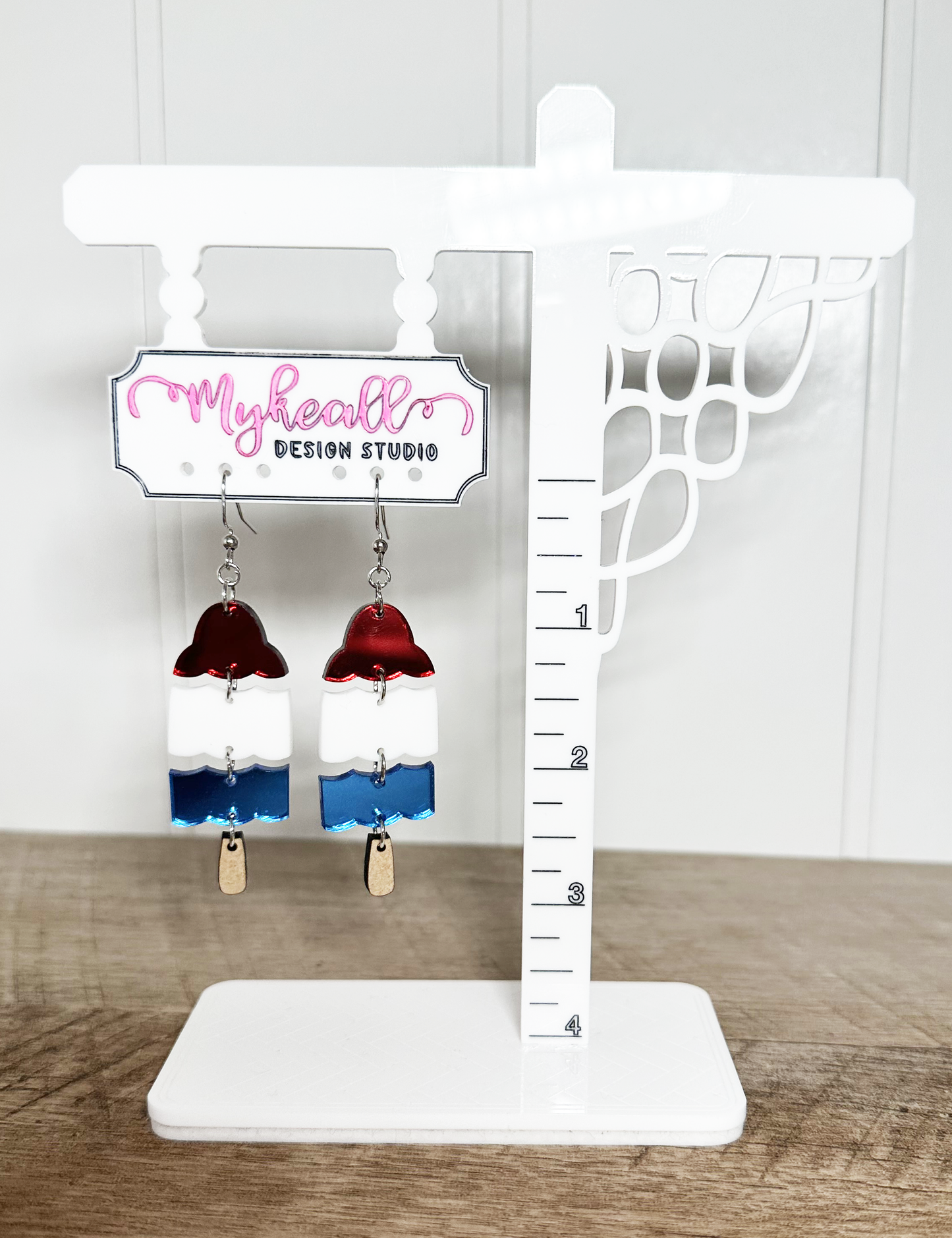 FOURTH OF JULY BOMB POP EARRINGS