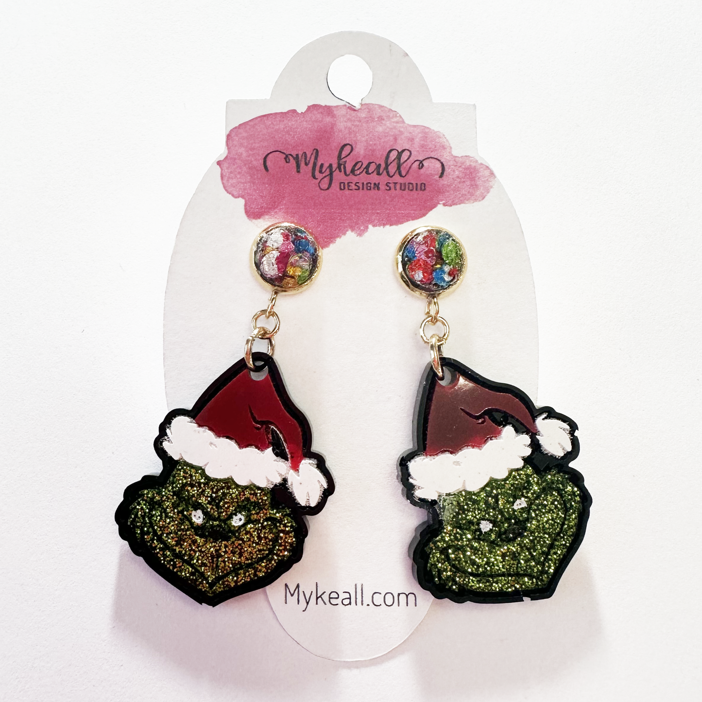 Christmas Earrings - The Grinch