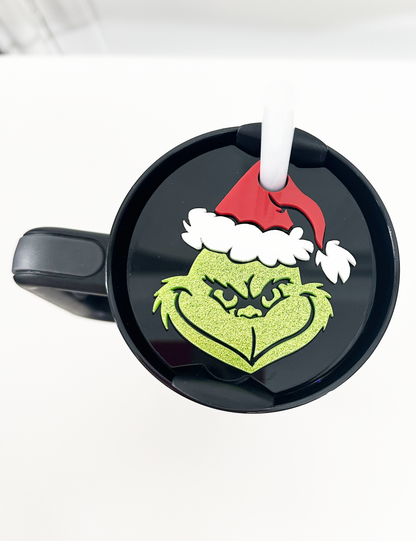 TUMBLER TOPPER - FULL LID - THE GRINCH