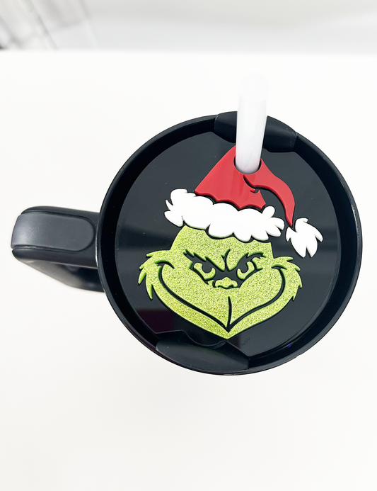 TUMBLER TOPPER - FULL LID - THE GRINCH