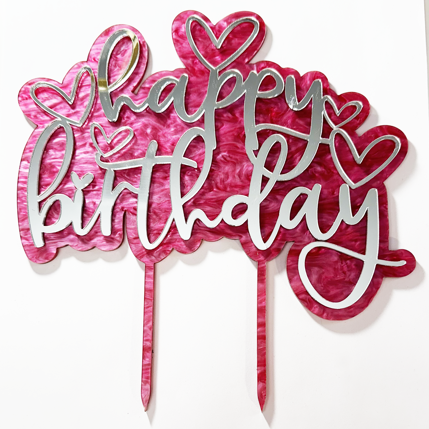 CAKE TOPPER - HAPPY BIRTHDAY #2