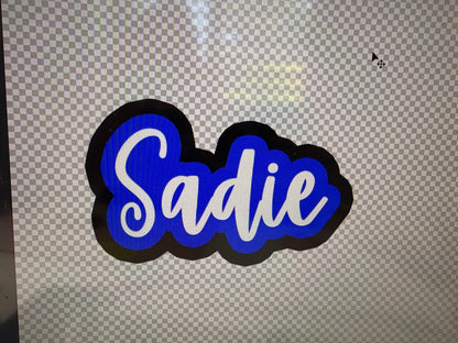 CUSTOM ACRYLIC NAME TAG
