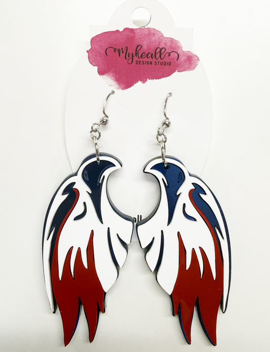 Argyle RedHawks Earrings-6